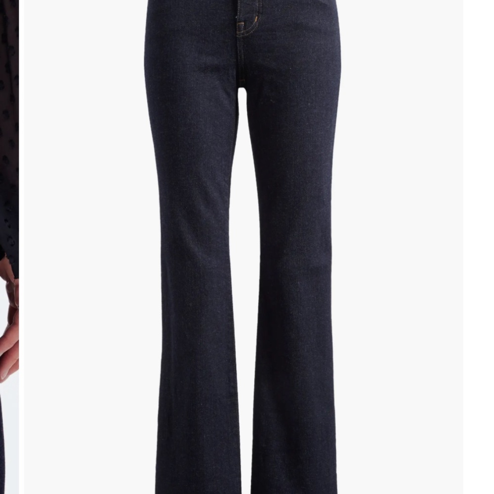 Madewell Kickout Full Length Jeans in Rinse Wash. Size 26
